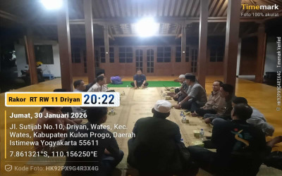 Notulen Rapat RW 11 Dusun Driyan (30/01/2026)